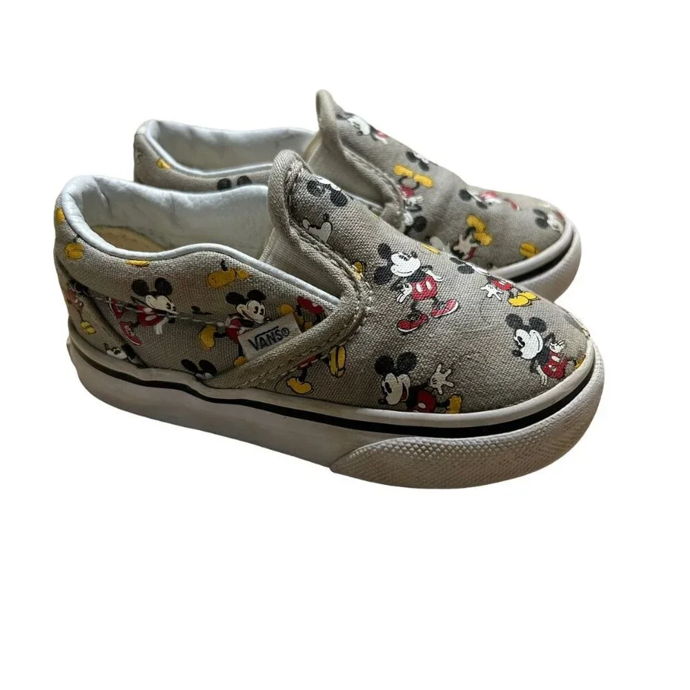 Vans Sz 4.5 Limited Edition Disney Mickey Mouse Shoes